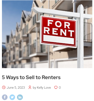 5 Ways to Sell to Renters Article image