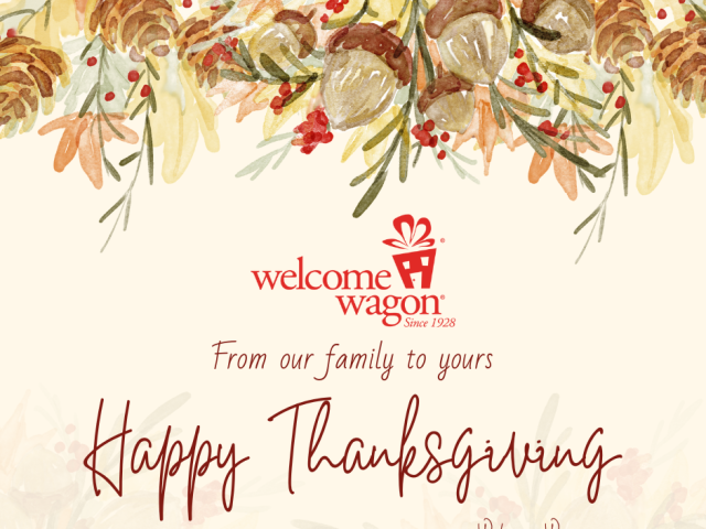 Happy Thanksgiving from the Team at Welcome Wagon!