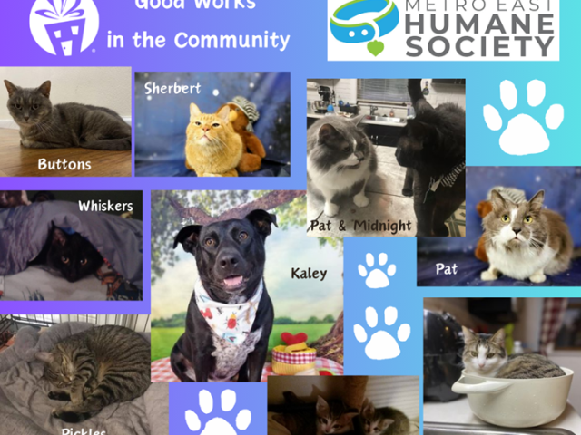 Good Works in the Community -Metro East Humane Society